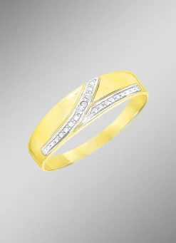 Attraktiver Damenring in Bicolor