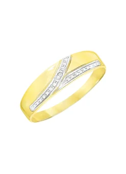 Attraktiver Damenring in Bicolor