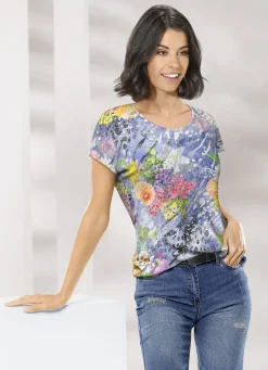 Attraktives Shirt mit überschnittener Schulterpartie