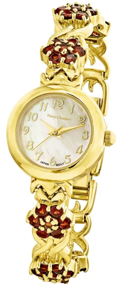 Auffallende Quartz-Damenuhr der Marke Pierre Chaubert