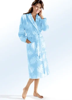 Bademantel in wadenlanger Form