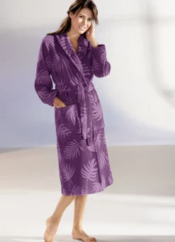 Bademantel in wadenlanger Form