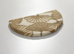 Badgarnitur mit Ginkgoblätter-Motiv