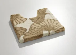 Badgarnitur mit Ginkgoblätter-Motiv