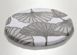 Badgarnitur mit Ginkgoblätter-Motiv