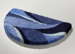 Badgarnitur mit rutschhemmend beschichteter Rückseite