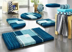 Badgarnitur mit rutschhemmender Rückseite