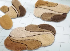 Badgarnitur mit rutschhemmender Rückseite