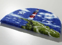 Badgarnitur von Grund mit maritimem Dessin