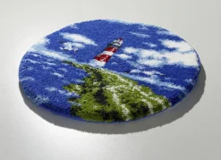 Badgarnitur von Grund mit maritimem Dessin