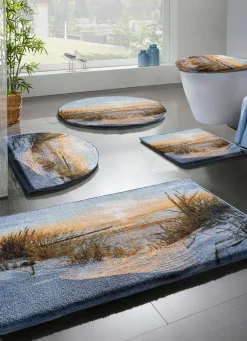 Badgarnitur von Grund mit rutschhemmender Latex-Rückseite