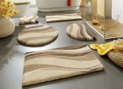 Badgarnitur von Grund mit rutschhemmender Latex-Rückseite