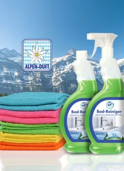 Badreiniger-Set mit Alpen-Duft