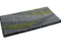 Badvorleger mit aufwendig bedrucktem Mosaik-Wellendessin