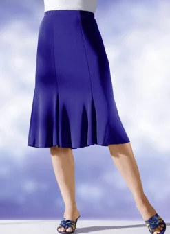 6-Bahnenrock in modischer Godet-Form