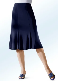 6-Bahnenrock in modischer Godet-Form