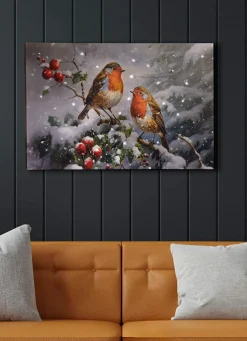 Batteriebetriebenes LED-Leinwandbild