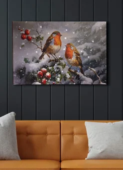 Batteriebetriebenes LED-Leinwandbild