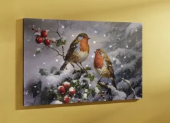 Batteriebetriebenes LED-Leinwandbild