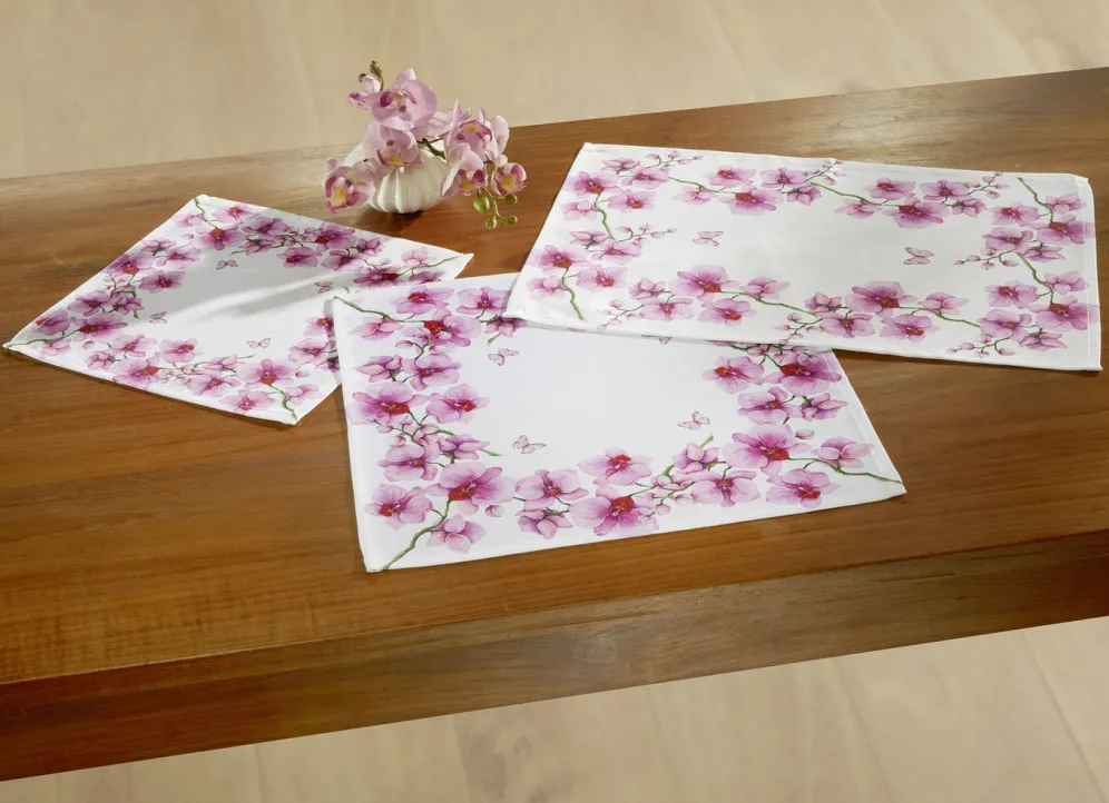 Bedruckte Tisch- und Raumdekoration