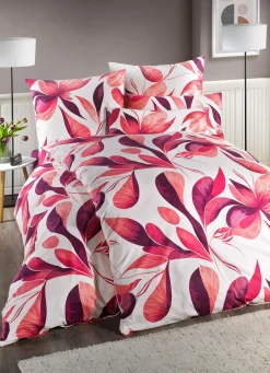 Beidseitig bedruckte Bettwäsche-Garnitur von Florella