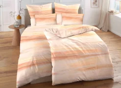 Beidseitig bedruckte Bettwäsche-Garnitur