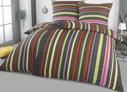 Beidseitig bedruckte Bettwäsche-Garnitur von Dobnig