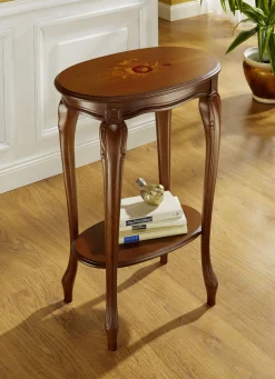 Beistelltisch mit oder ohne Intarsien