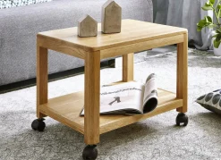 Beistellwagen aus geöltem Massivholz