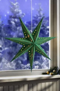 Beleuchteter Fensterstern