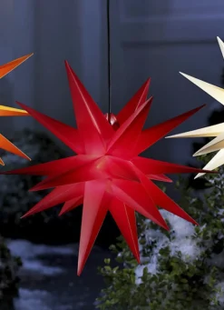 Beleuchteter Weihnachtsstern mit Timer