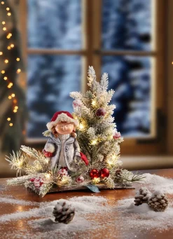 Beleuchtetes Gesteck