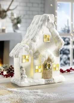 Beleuchtetes Häuschen, batteriebetrieben