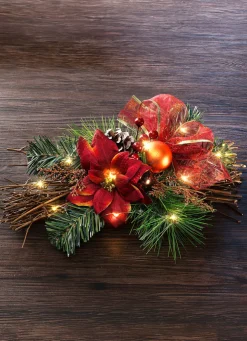 Beleuchtetes Tischgesteck, batteriebetrieben