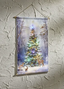 Beleuchtetes Wandbild