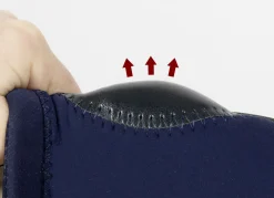 Bequeme Clogs aus Stretchmaterial mit elastischem Einschlupf