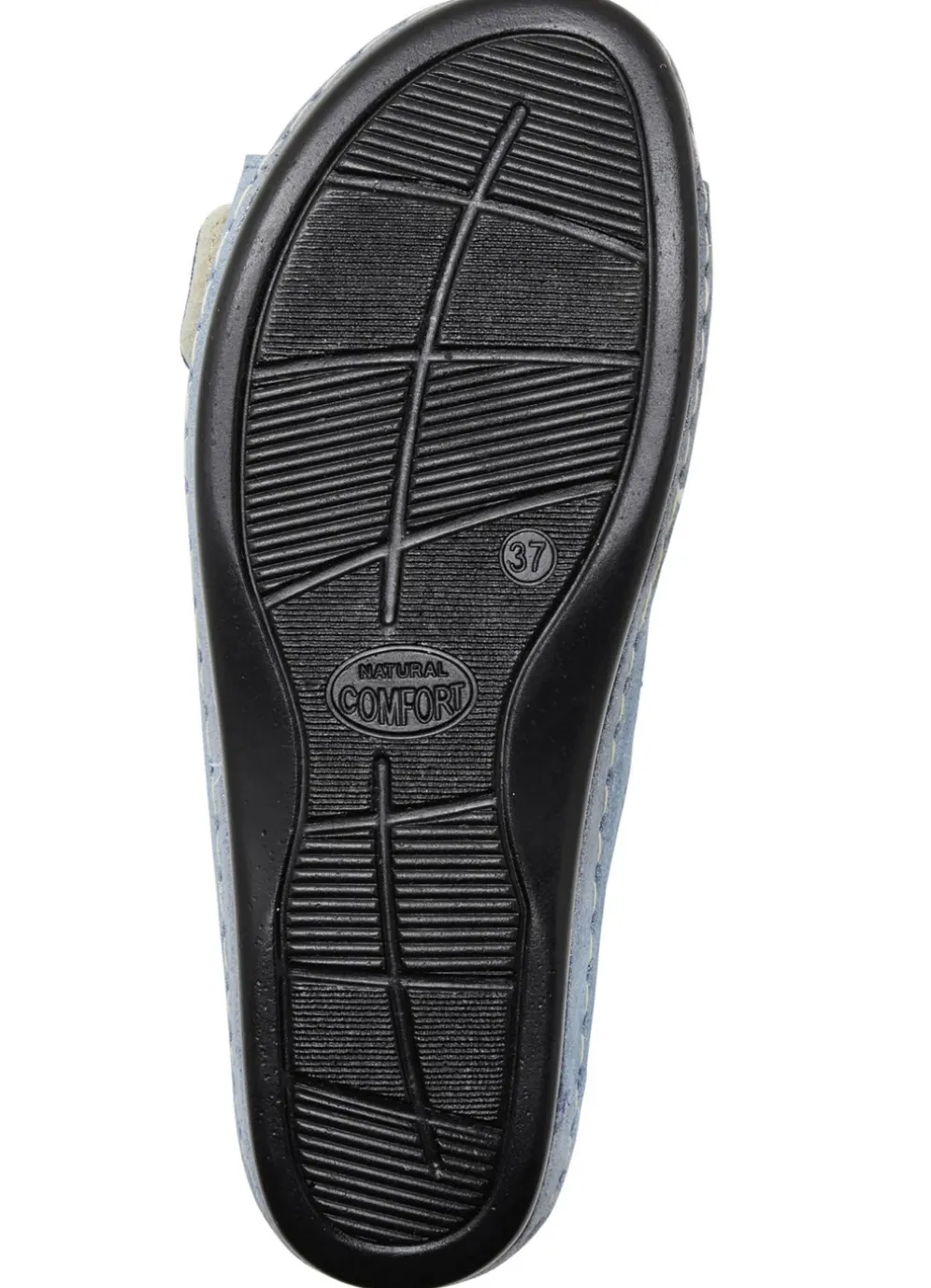 Bequeme Damen-Pantoletten, Weite G, mit Klettverschluss