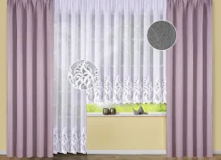 Übergardine mit Universalschienenband