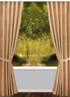 Übergardinen-Garnitur mit Universalschienenband