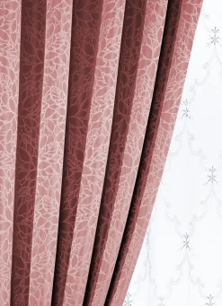 Übergardinen-Garnitur mit Universalschienenband