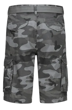 Bermudas mit Gürtel und Cargotaschen in 2 Farben