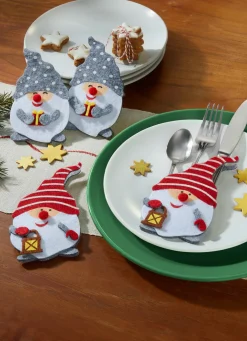 Bestecktaschen, 4er-Set