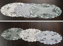 Bestickte Tisch- und Raumdekoration