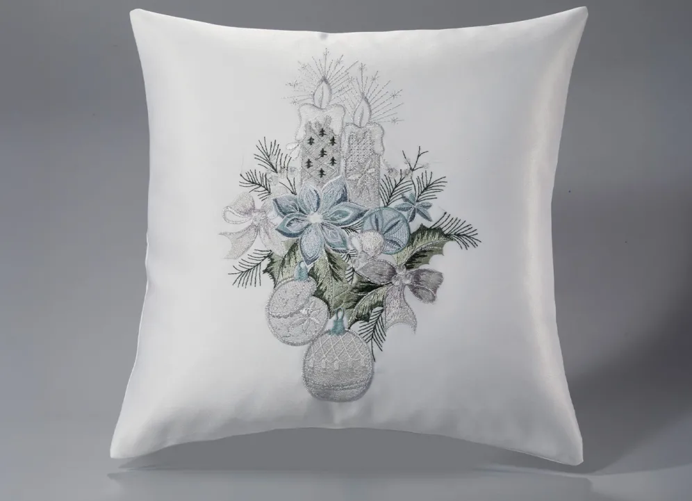 Bestickte Tisch- und Raumdekoration