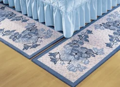 Bettumrandung mit beschichteter Rückseite