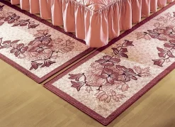 Bettumrandung mit beschichteter Rückseite