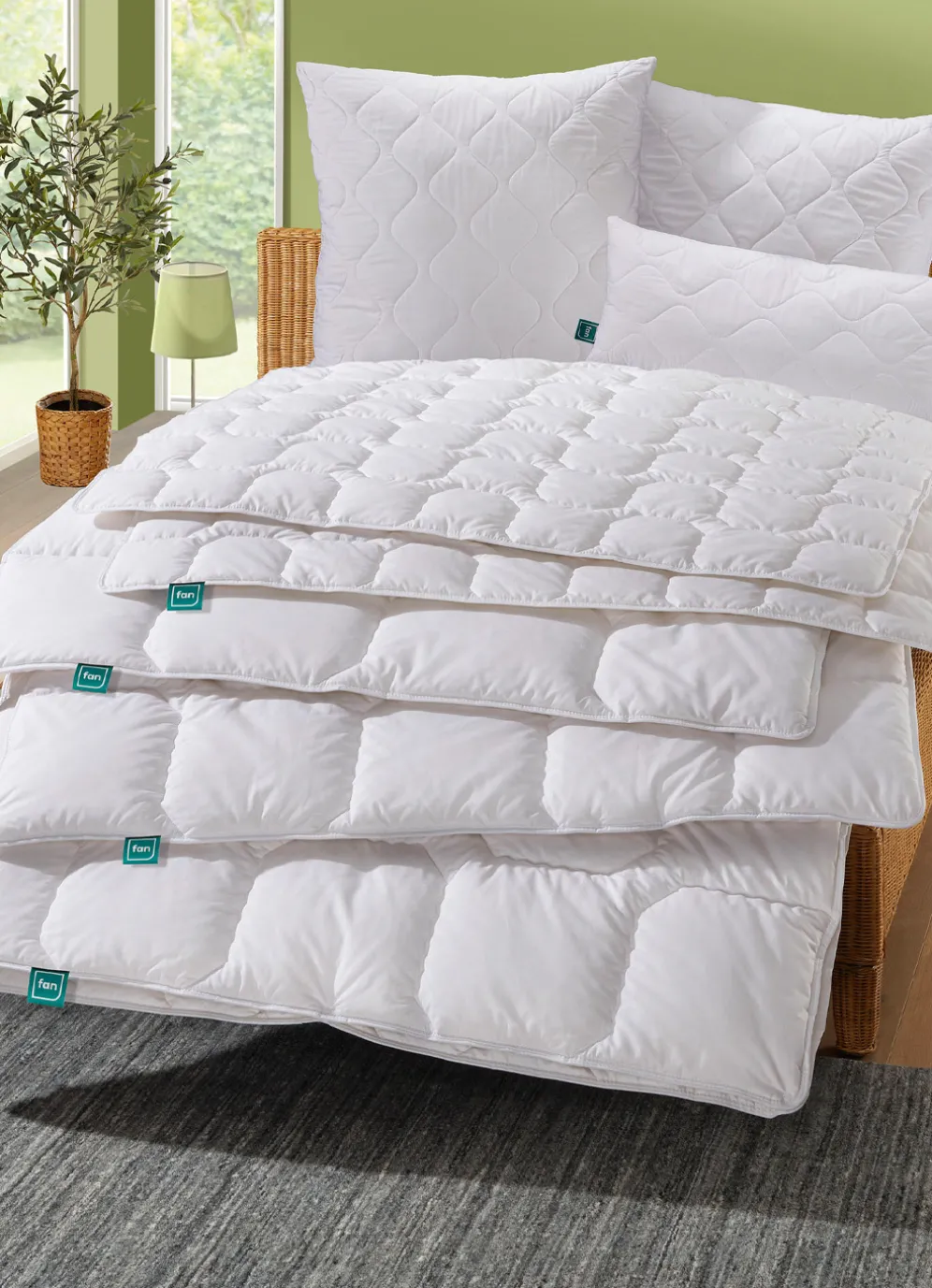 Bettwarenprogramm von fan aus reinen Naturmaterialien