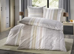 Bettwäsche-Garnitur aus 100% Baumwolle