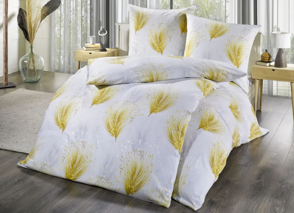 Bettwäsche-Garnitur in bügelleichter Qualität