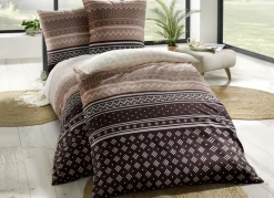 Bettwäsche-Garnitur in moderner Farbgebung